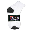 KNOCKER ANKLE SOCKS(BLACK HEEL&TOE)